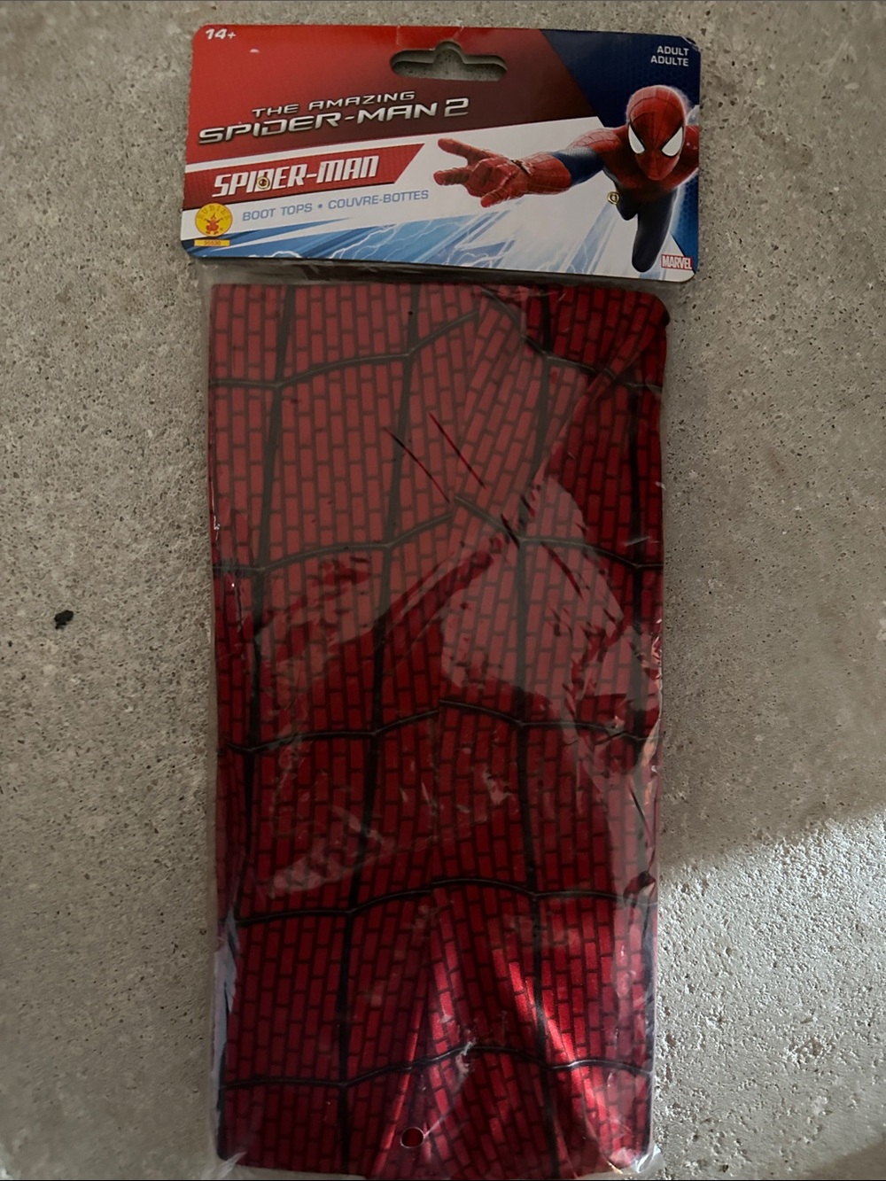Spiderman Red and Black Web Boot Tops – Men's Athletic Socks